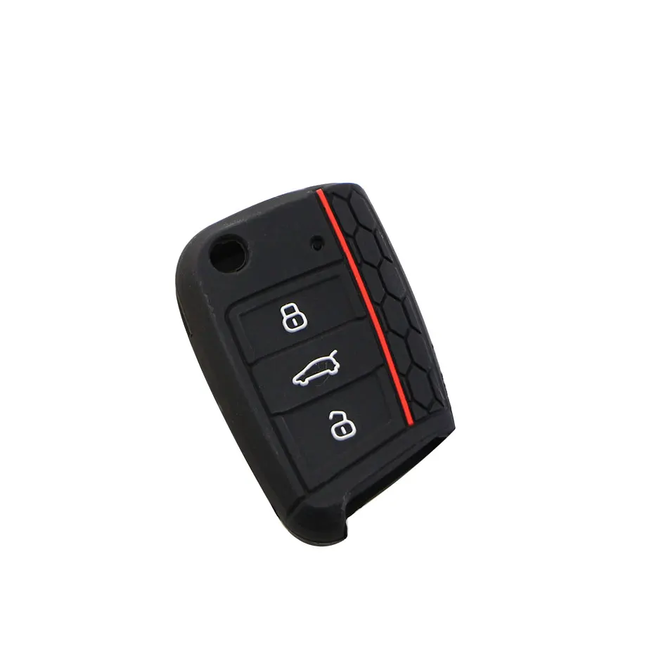 Funda silicona llave VW Golf 7, Tiguan, Polo, Skoda Octavia, Seat Leon - imagen 4