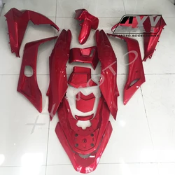 Aplicable a la motocicleta Pcx125/150 2015-2017 cubierta de piezas de cubierta de cuerpo rojo de alta calidad