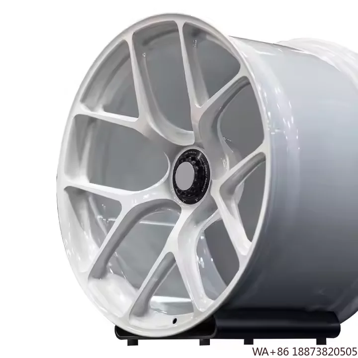 Llantas forjadas monobloque cóncavas blancas de aluminio para Audi y VW