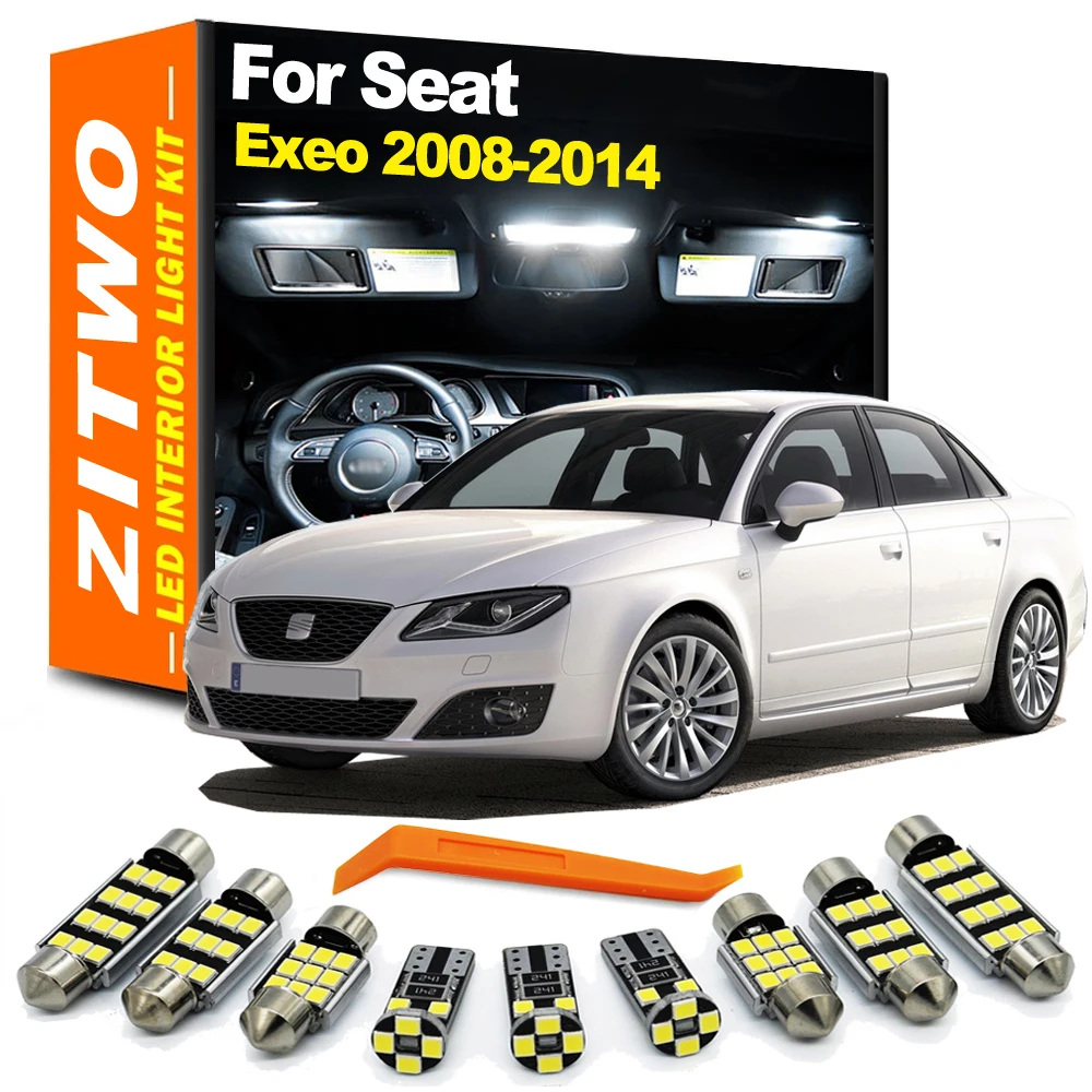 ZITWO Kit de luces LED interiores Canbus para SEAT Exeo ST (2008-2014)