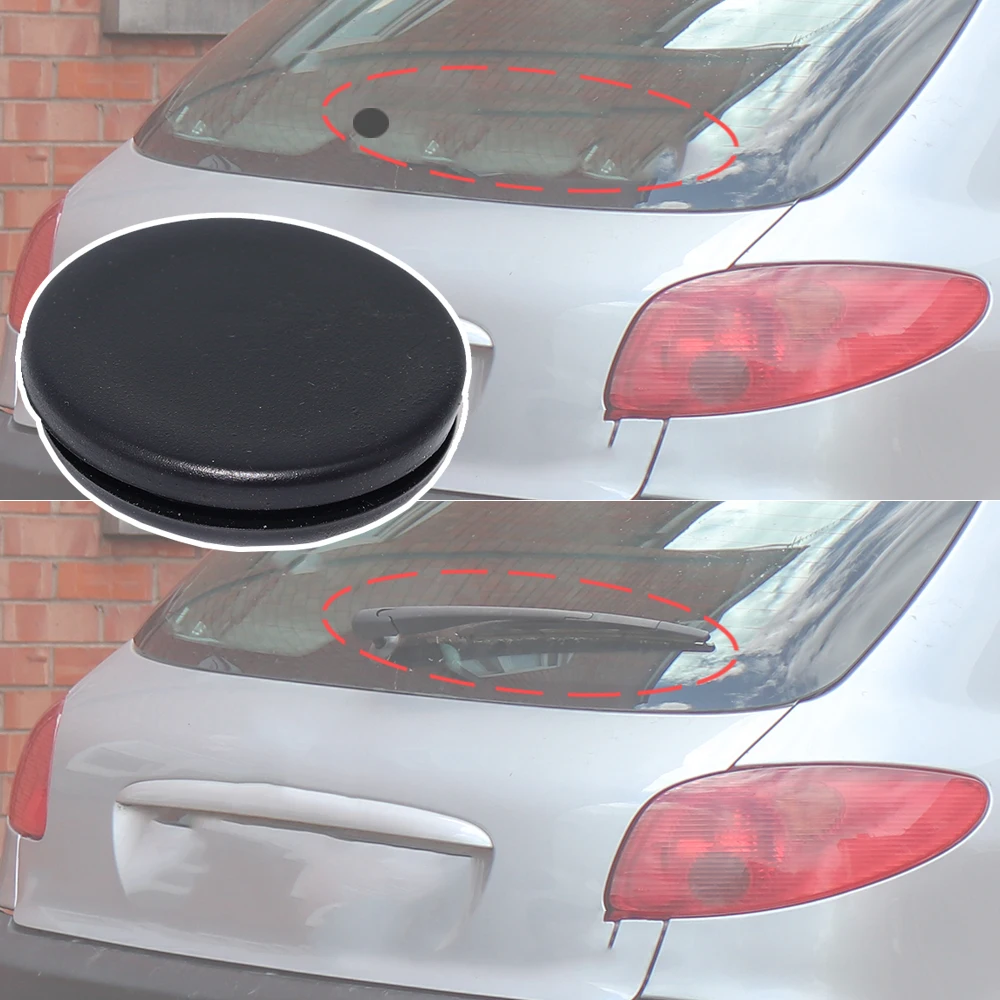 Tapa de anulación del limpiaparabrisas trasero para Peugeot 206