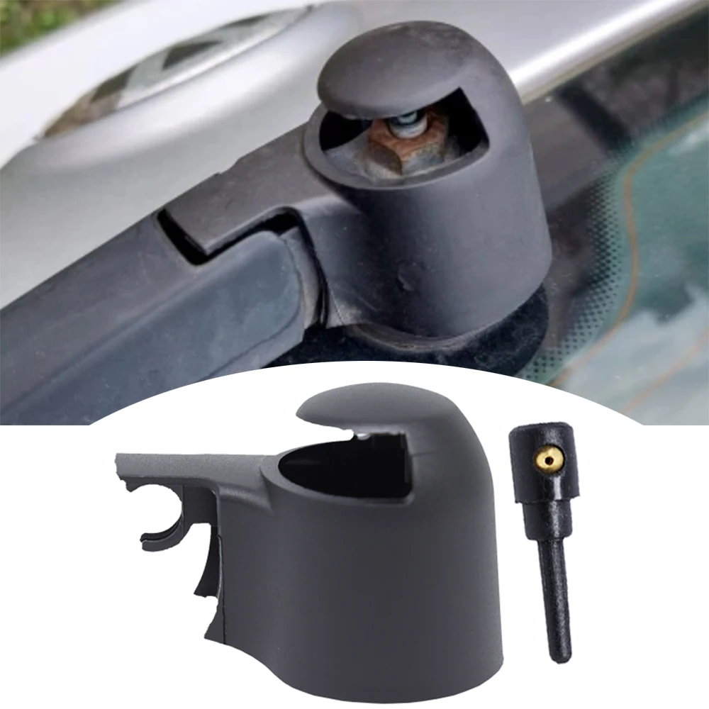 6Q 6955435 D 3B 9955985 Tapa de brazo de limpiaparabrisas trasero, arandela de chorro de pulverización para SEAT Leon Ibiza Skoda Yeti Superb VW T5 Polo Touran Golf Tiguan