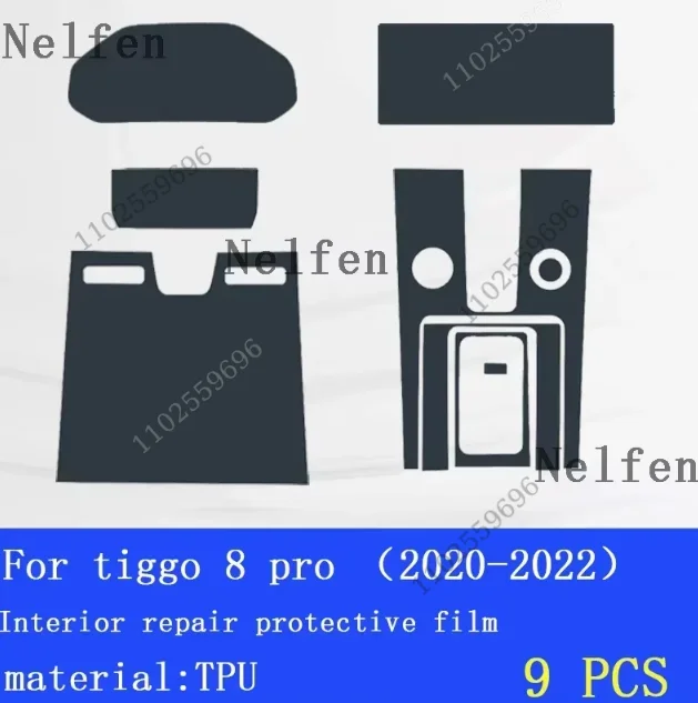 Película protectora navegación Chery Tiggo 8 Pro y 8 Plus 2020-2022