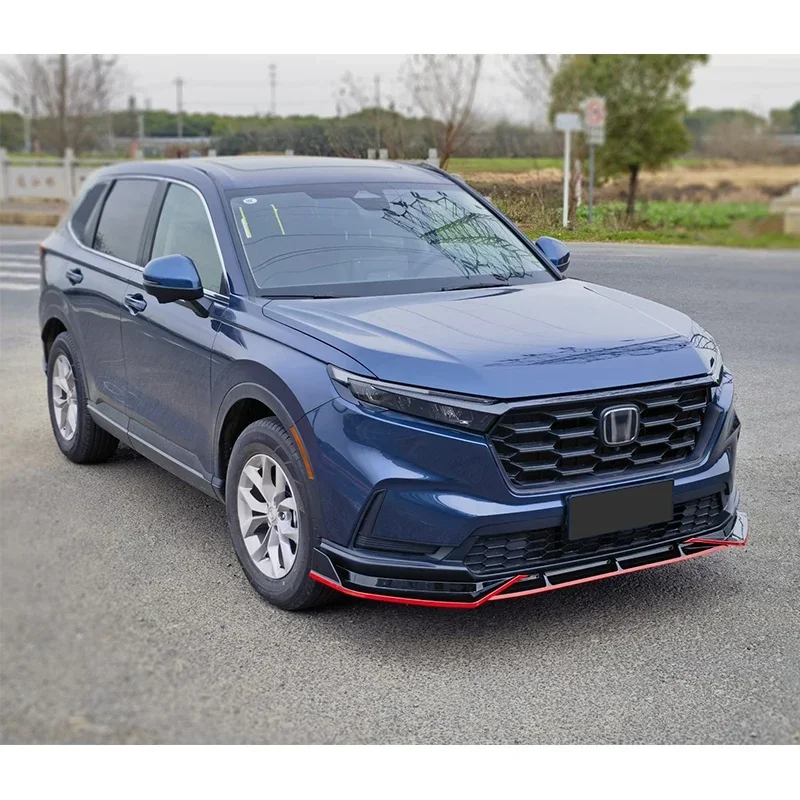 Divisor faldas delanteras alerón negro brillante Honda CR-V 2023-26 - imagen 2