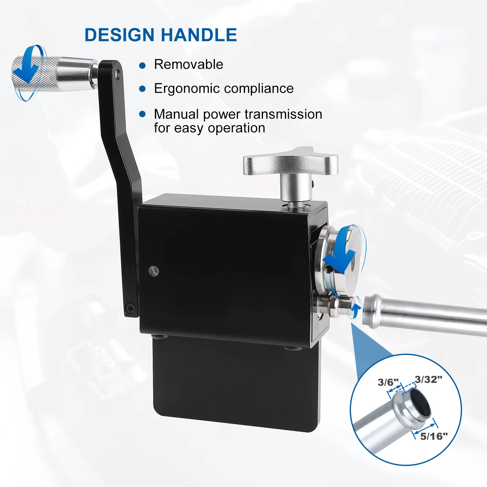 Prensa para rebordear tubos de intercooler y admisión de 5/8" - imagen 3