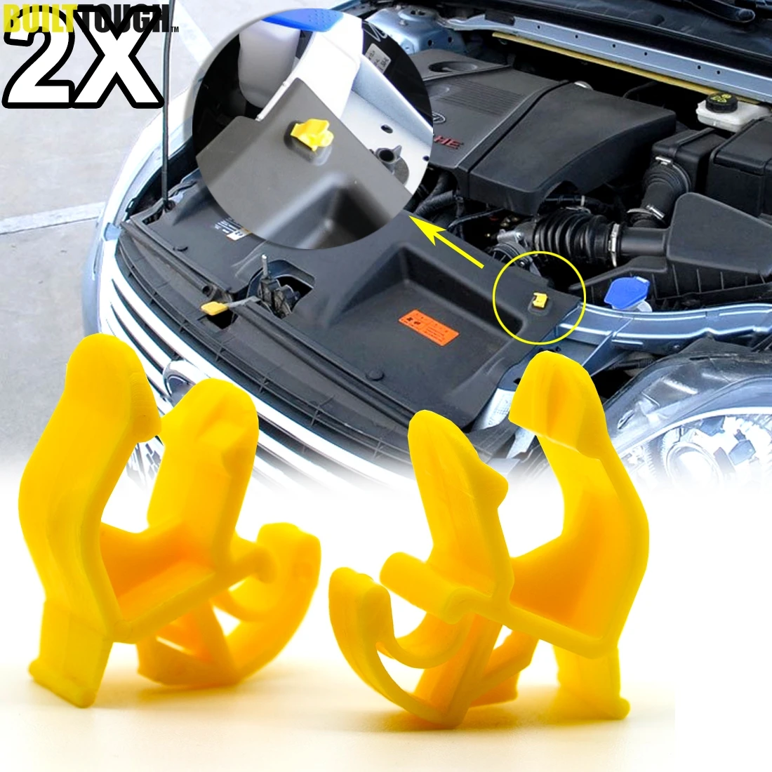 Clip sujeción capó para Ford Mondeo Transit Fiesta