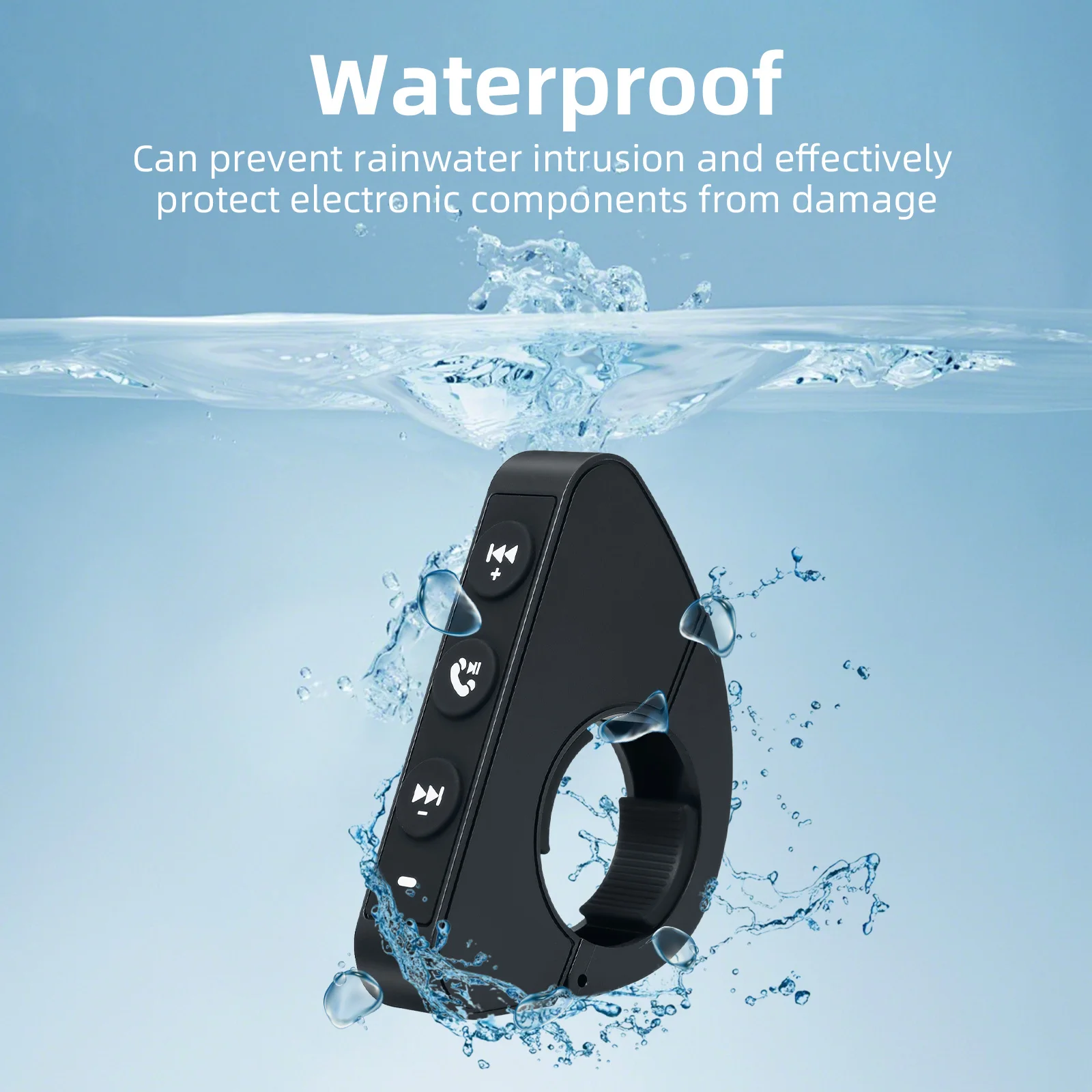 Mando manillar inalámbrico resistente al agua para moto - imagen 4