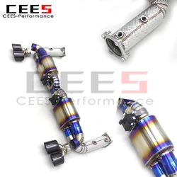 Cees Escape Catback para Porsche 911 991.2 3.0T con válvula