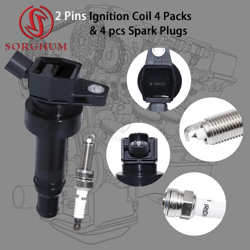 UF652 Bujías de iridio para Veloster y Soul - bobinas de encendido - imagen 4