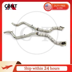 Bajante deportiva SS304 CBNT para Dodge Challenger 3.6 V6 2015-2023