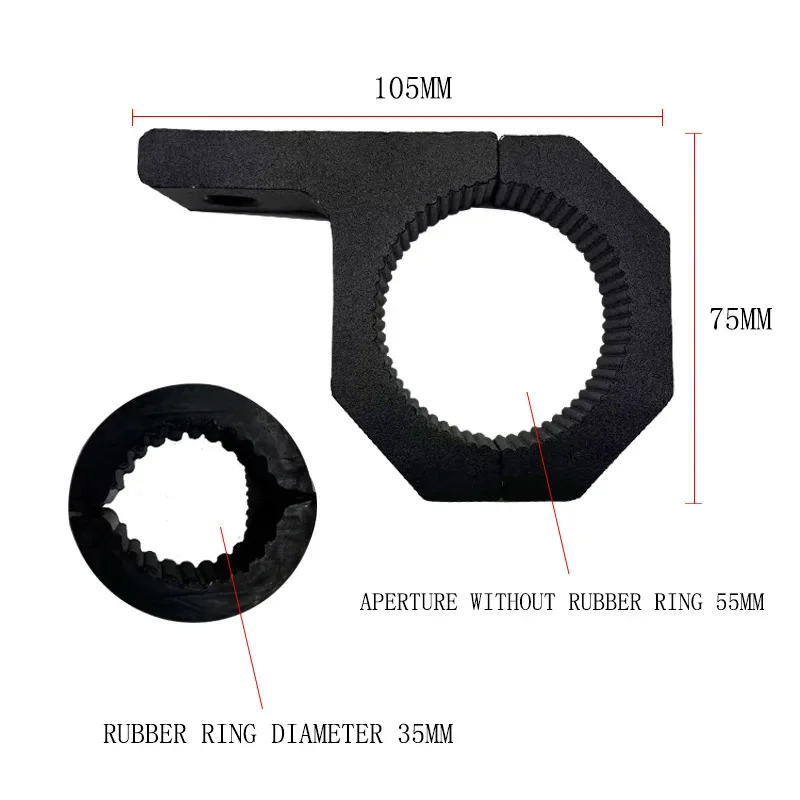 Soporte lámpara GoodMotorCycle aleación aluminio para moto – clip conversión - imagen 4