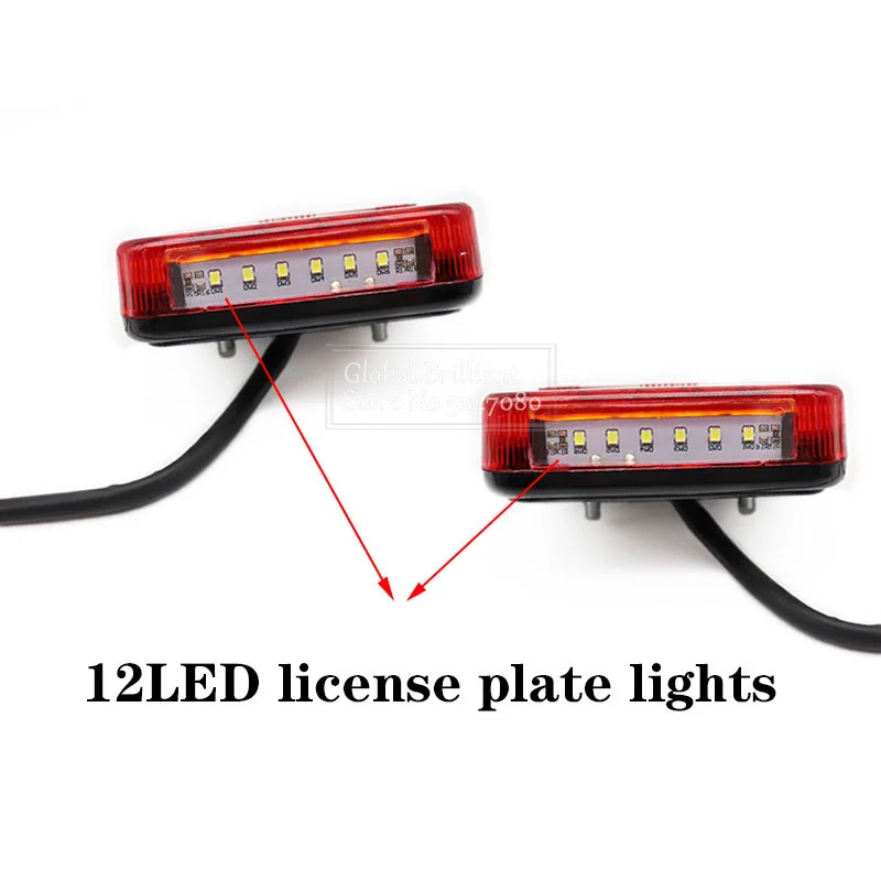 Luces LED traseras instaladas en un vehículo