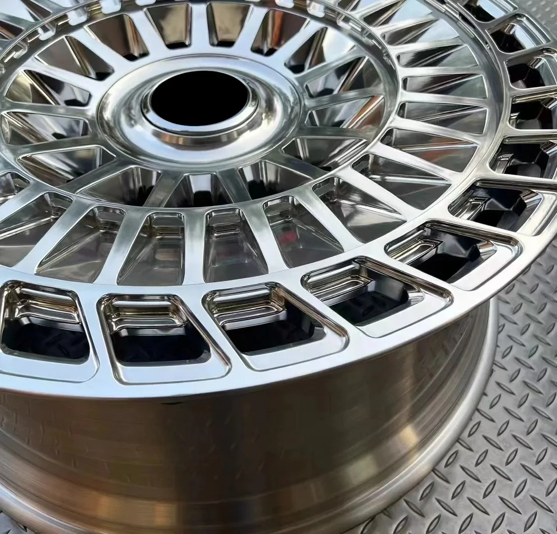 Llantas de aleación de magnesio pulidas monobloque para Mercedes - imagen 4