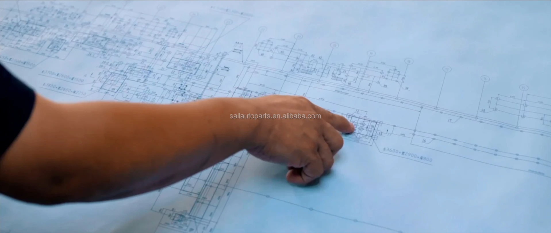 Detalles de fabricación Bogie