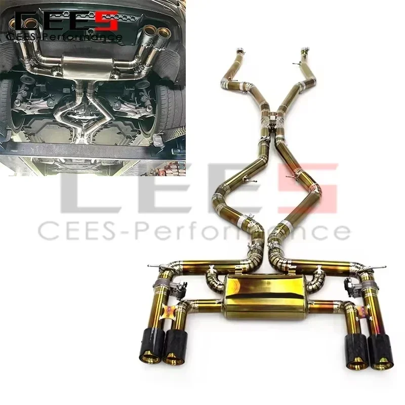 Sistema escape Cees acero inoxidable - BMW X5M X6M F85 F86 4.4TT - imagen 5