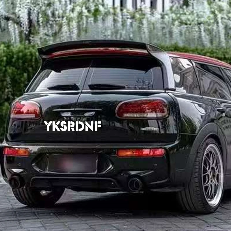 Para BMW MINI F54 CLUBMAN COOPER S JCW AG estilo alerón de fibra de carbono Real alerón de fibra de carbono forjado alerón negro brillante - imagen 3