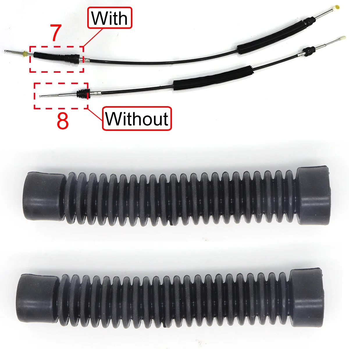 Bowden kit selector cable cambio – VW Passat B6/B7 Polo 9N Beetle 5C - imagen 5