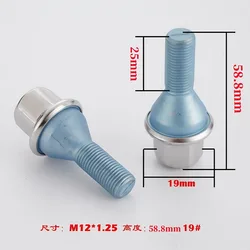Tornillo de rueda M12x1,25 x 59 mm para Jeep Cherokee y Compass