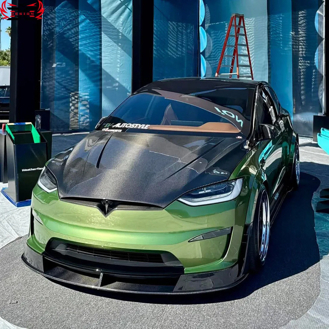 Capó fibra de carbono ligero – cubierta motor para tuneado - imagen 3