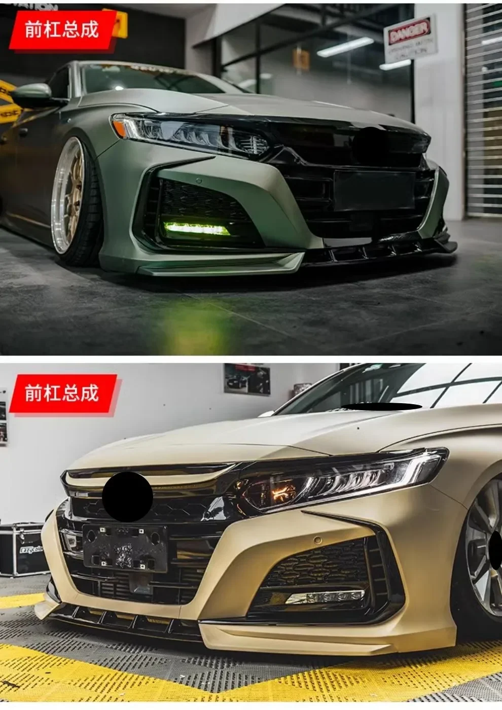Kit de carrocería Honda Accord X 2018-2022: parachoques y faldones - imagen 3