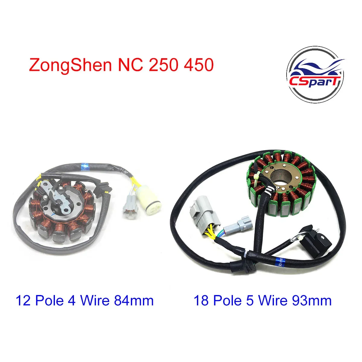 NC250 NC450 Estator Magneto 12 18 polos 250CC 450CC ZongShen ZS177MM xmotos apollo KAYO T6 BSE 250 4 válvulas dirt pit bike