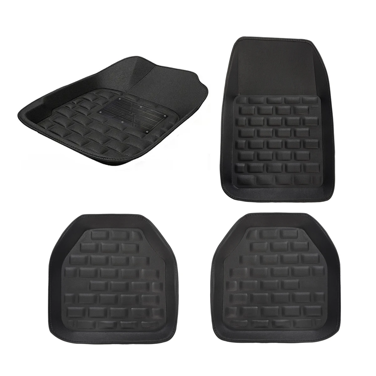 Alfombrillas universales antideslizantes – juego completo para coche - imagen 4