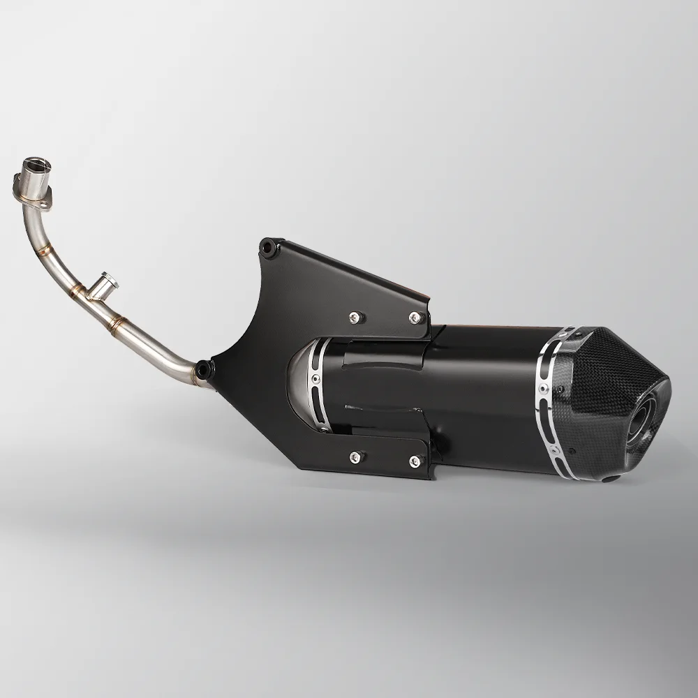Silenciador de escape de motocicleta, conexión de tubo medio modificado, Enlace A, estilo de escape completo para Vespa 150, Sprint, Spring - imagen 3