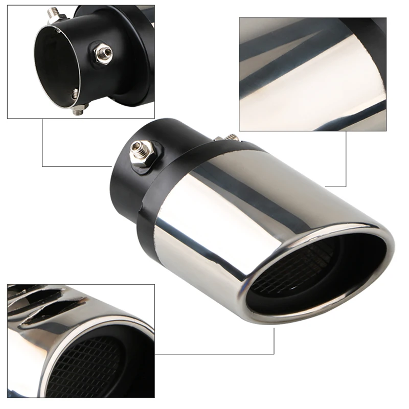 Silenciador escape deportivo acero inoxidable universal para coche - imagen 4