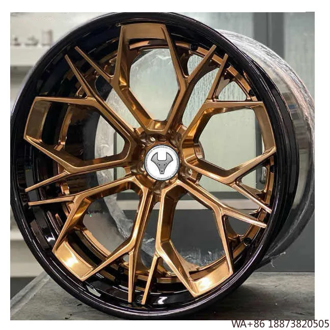 Gran oferta de aleación de aluminio, registro de Color de 2 piezas, plata cóncava profunda, 18 19 20 21 pulgadas, ruedas de coche forjadas para ruedas de coche de pasajeros