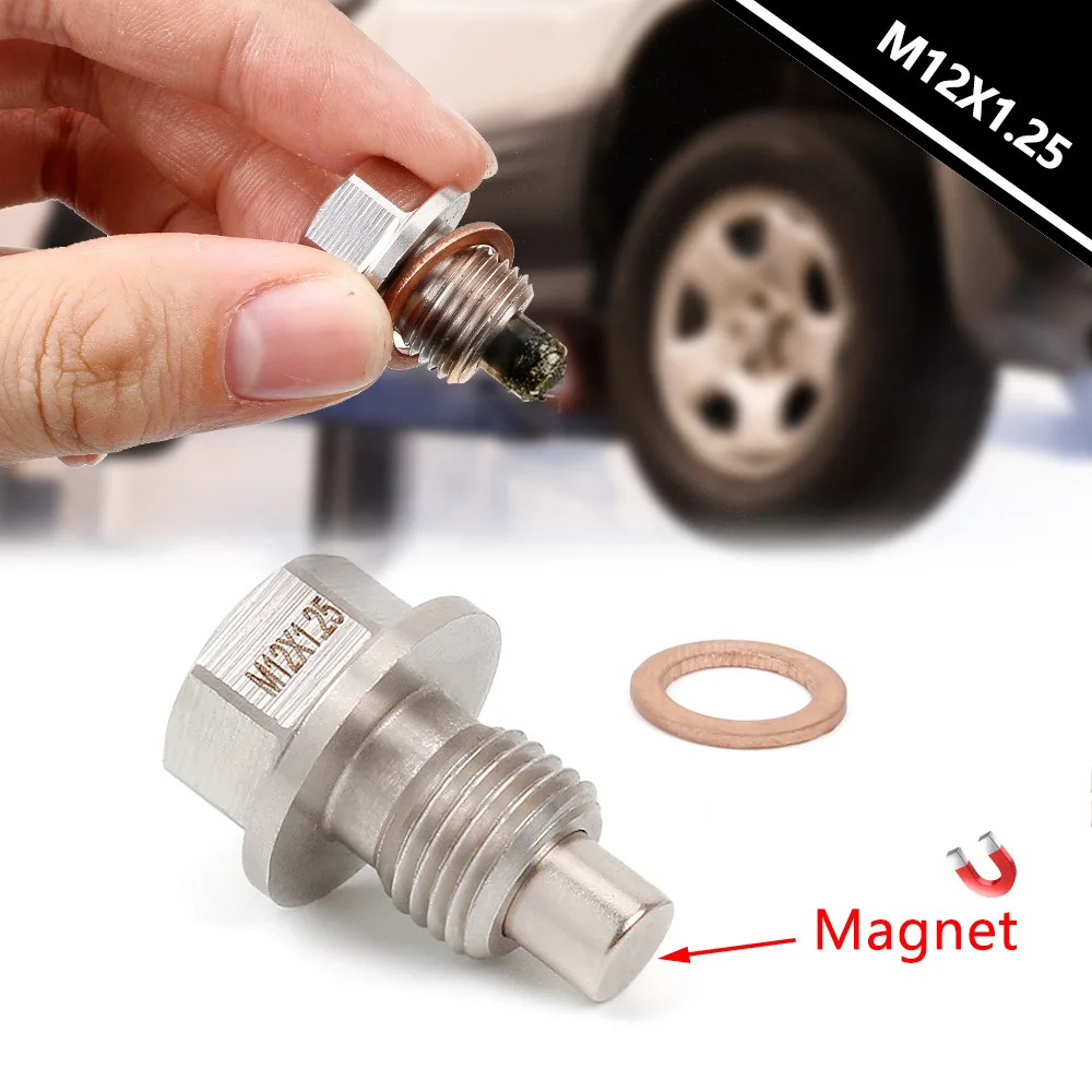 Tapón magnético de aceite inoxidable para motor y caja de cambios - imagen 4