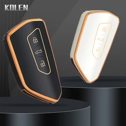 Funda llave TPU con carcasa para Volkswagen Golf 8 y León FR MK4