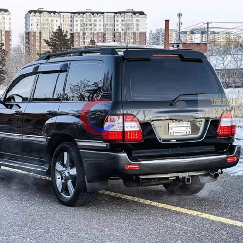 Para Toyota Land Crusier LC100 1998 1999-2006 alerón trasero alerón superior de techo negro brillante accesorios para coches Kit de carrocería - imagen 4
