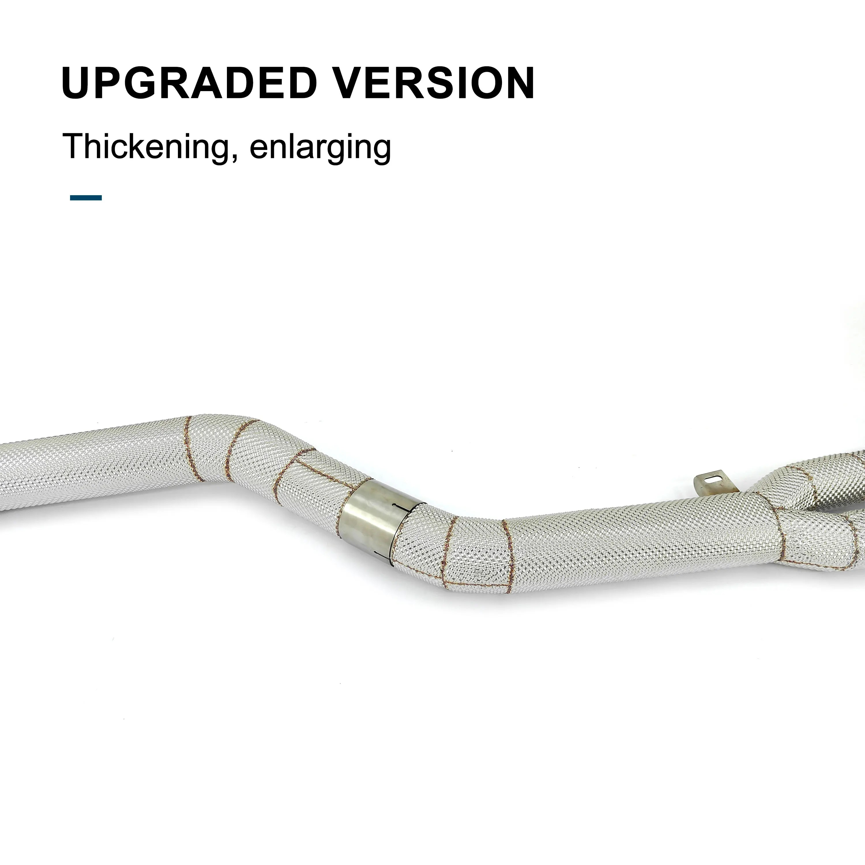 CBNT, envío rápido, tubo central individual de escape para BMW S58 M3 G80 G82 M4 3,0 T, tubo de escape de rendimiento, tubo central de 89mm con protector térmico - imagen 4