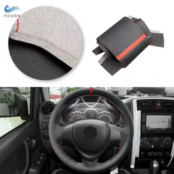 Funda de volante en microfibra para Suzuki Jimny 2015-2018