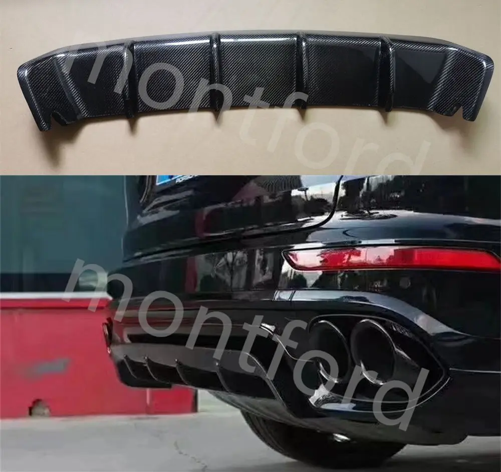 Difusor trasero carbono Porsche Cayenne 958 (2016-2018)