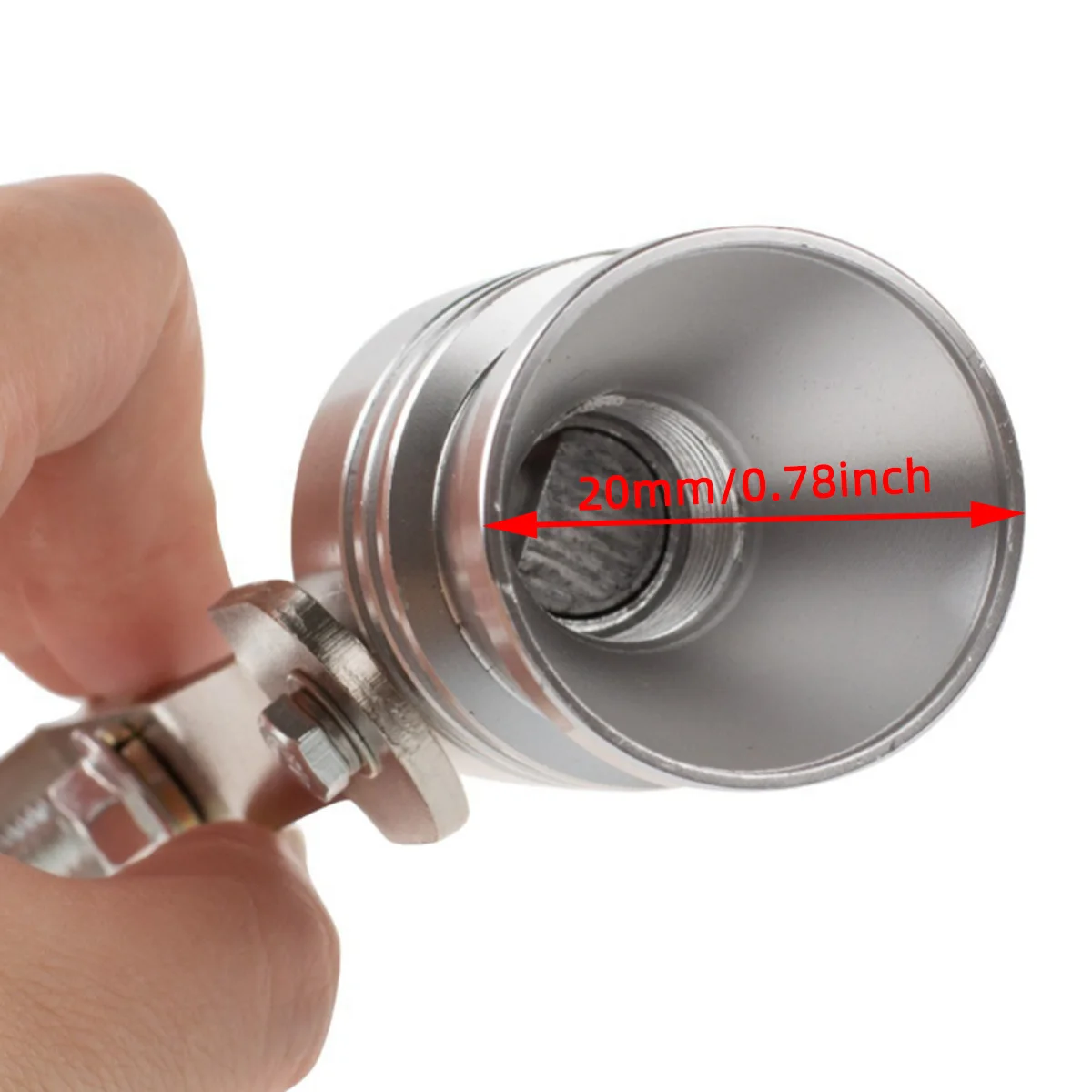 Silenciador de escape compuerta wastegate turbo de aluminio universal - imagen 4