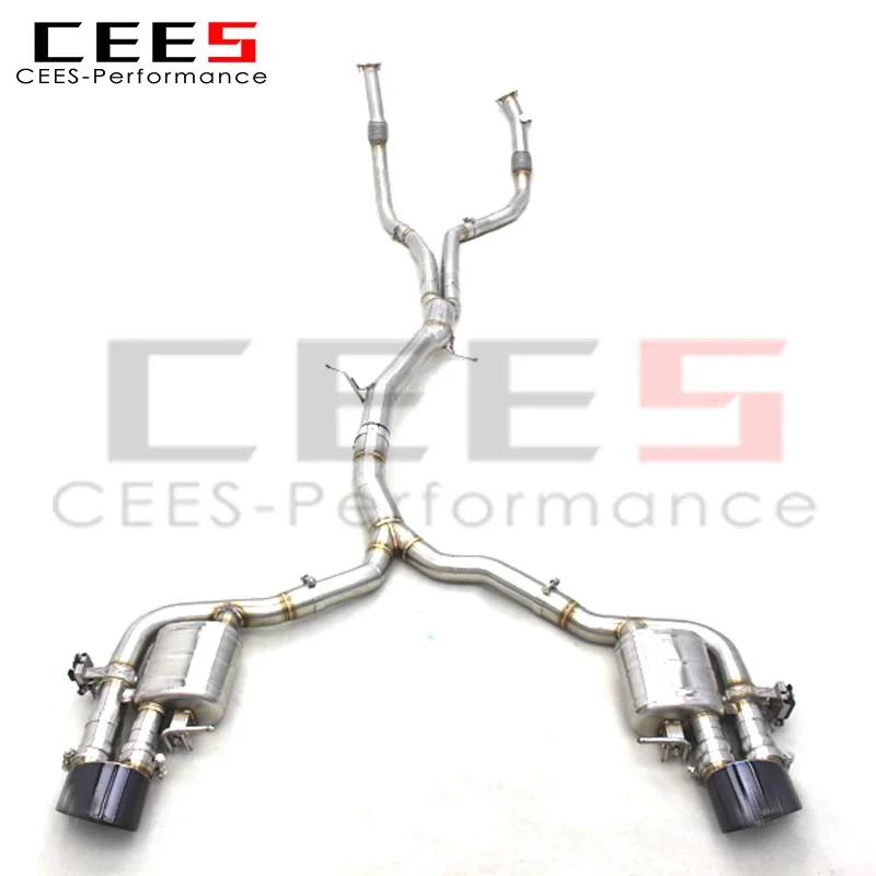 Escape Catback CEES Audi RS4/RS5 B9 2.9T 2017-2024 acero inoxidable - imagen 4