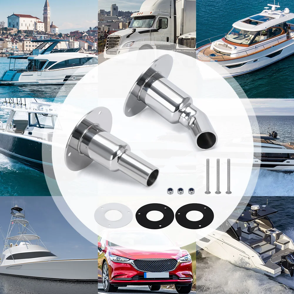 Conector tubo inox 316 para escape 24mm - barco, camión, coche - imagen 4