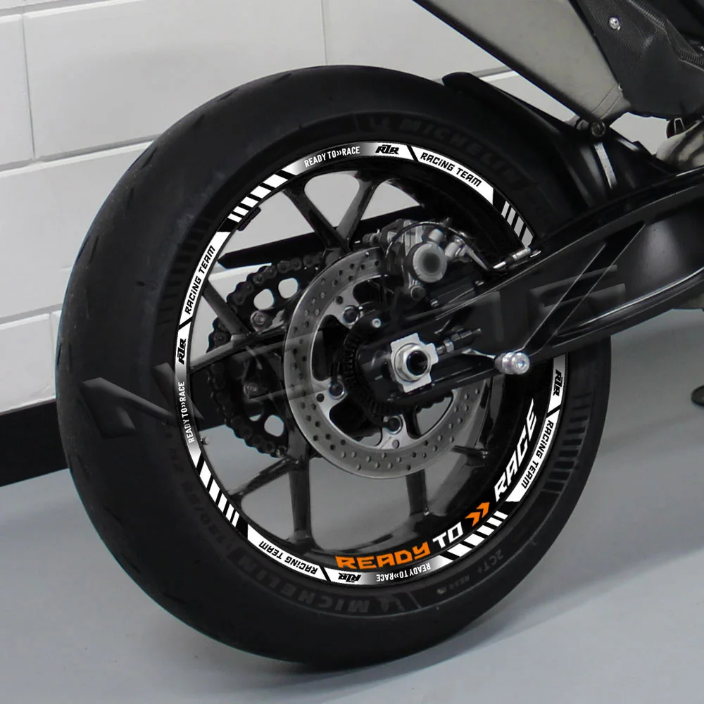 Calcomanía reflectante para llanta KTM Duke - 17pulgadas impermeable - imagen 3