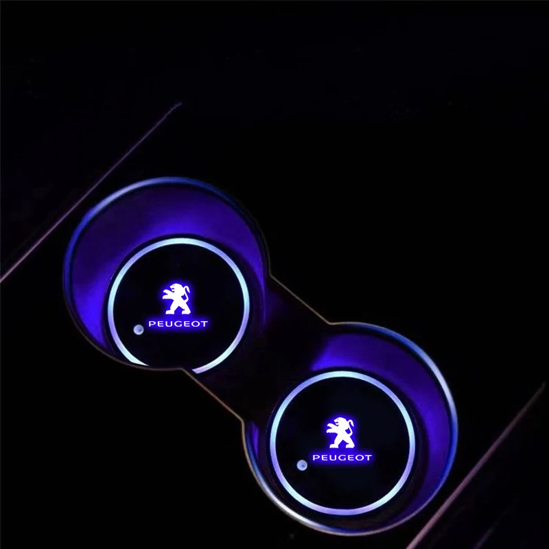 Alfombrilla portavasos Peugeot con rejilla de sujeción para vaso - imagen 3