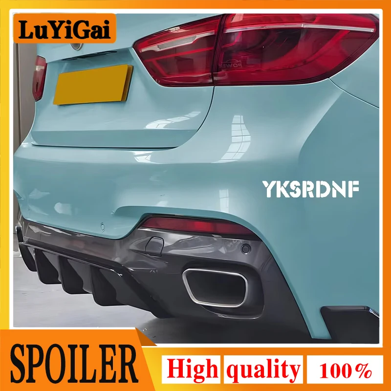 Labio difusor parachoques BMW X6 F16 M Sport 2014-2019 ABS