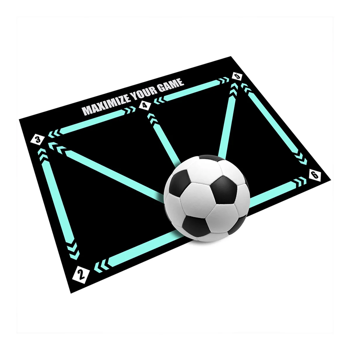 Estera de entrenamiento de fútbol antideslizante plegable para regate - imagen 2