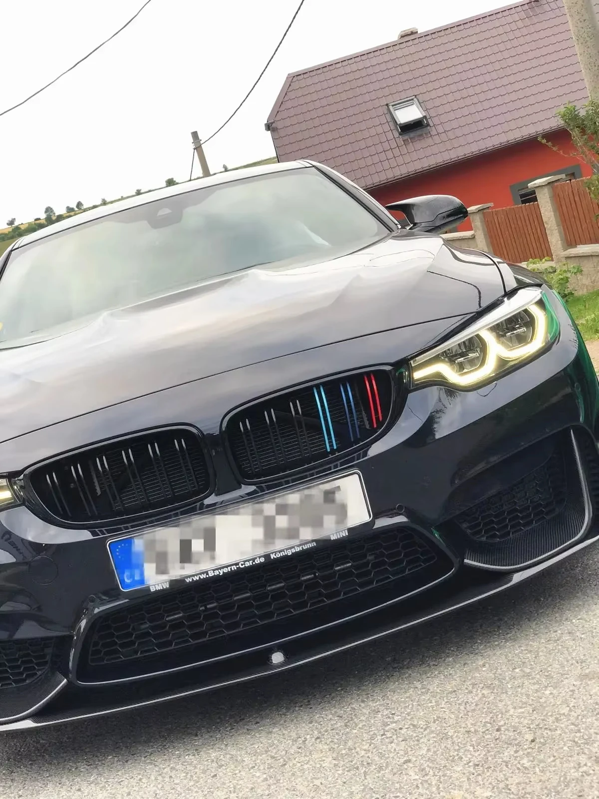 Splitter delantero MP de fibra de carbono para BMW M3/M4 F80-F83 - imagen 5