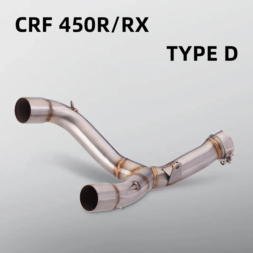 Tubo intermedio de escape de 51 mm para Honda CRF450R/CRF450RX (2015-2020)