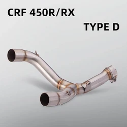 Tubo intermedio de escape de 51 mm para Honda CRF450R/CRF450RX (2015-2020)