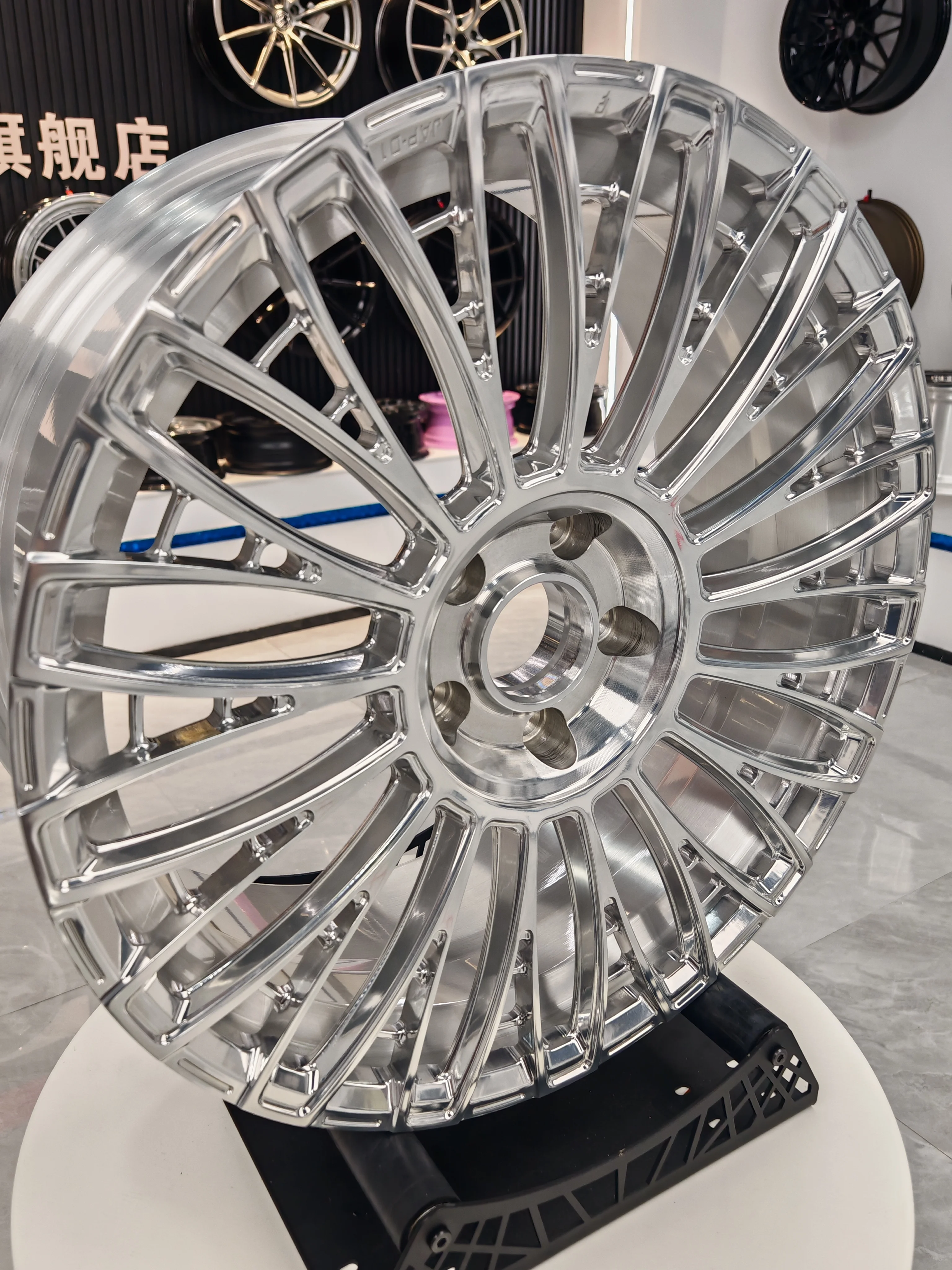 Llanta forjada T6061 multirayos 19-24 para Audi, BMW, Tesla - imagen 4