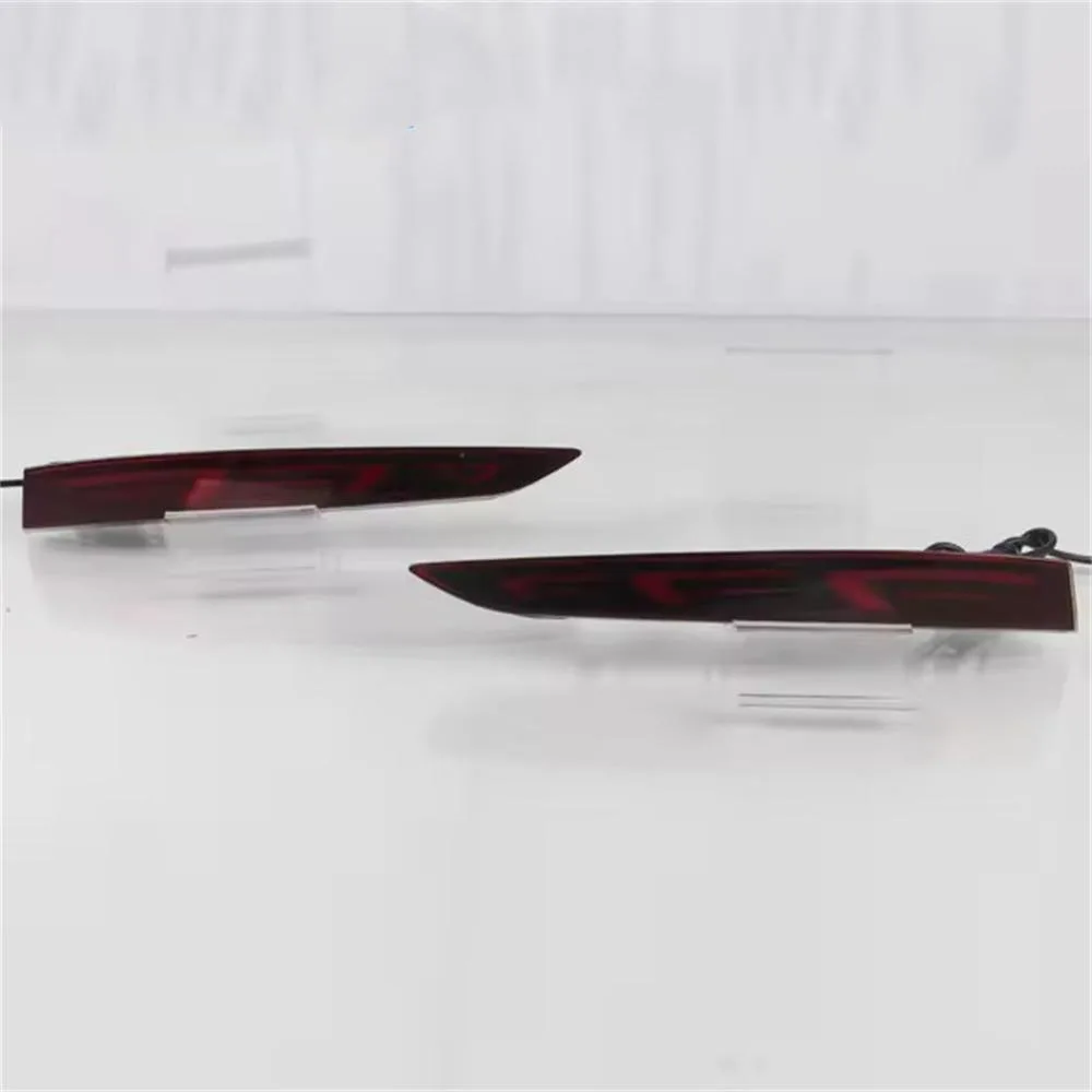 Luz trasera con frenado para Hyundai Solaris Accent 2017-2018, lámpara antiniebla de conducción, accesorios para coche, Reflector de luz LED para parachoques trasero - imagen 5