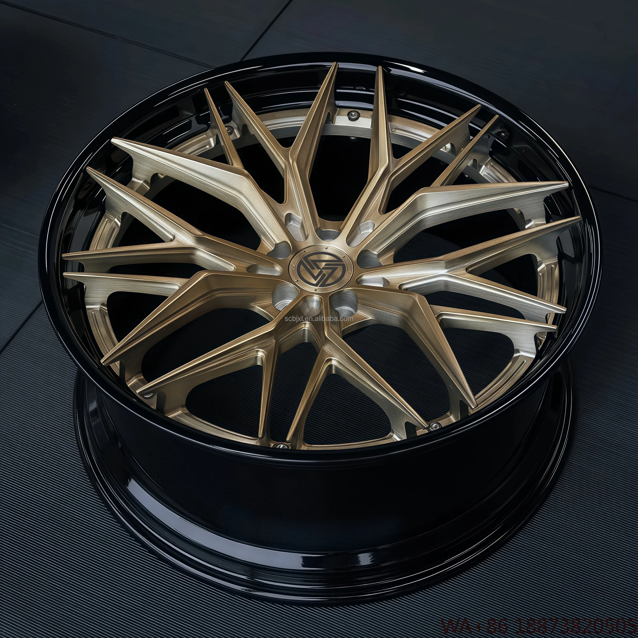 BJXL forjado de 2 piezas 5x114,3 5x130 5x127 para Mercedes C8 Ferrari llantas de aleación de aluminio personalizadas 16-24 pulgadas ruedas de coche forjadas de lujo