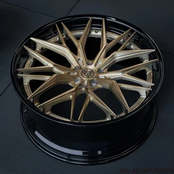 BJXL forjado de 2 piezas 5x114,3 5x130 5x127 para Mercedes C8 Ferrari llantas de aleación de aluminio personalizadas 16-24 pulgadas ruedas de coche forjadas de lujo