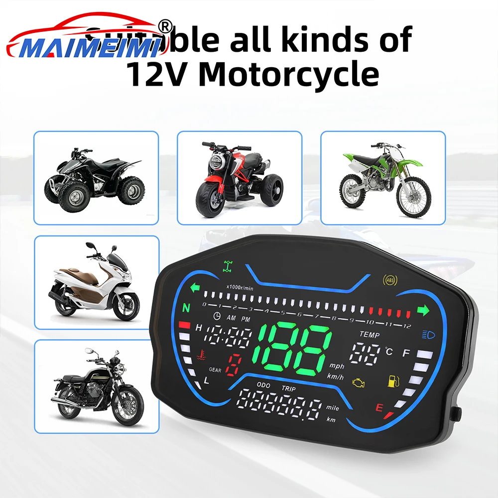 Cuadro de instrumentos LCD para moto Ducati, Honda, Kawasaki y Suzuki